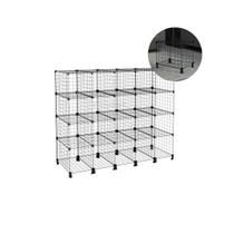 Estante Balcão Expositor Aramado 20 Nichos Horizontal 40cm Profundidade Preto Estante Balcão Expositor Aramado 20 Nichos Horizontal 40cm Profundidade Preto
