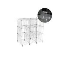 Estante Balcão Expositor Aramado 9 Nichos Horizontal 40cm Profundidade Branco Estante Balcão Expositor Aramado 9 Nichos Horizontal 40cm Profundidade Branco