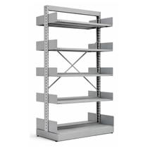 Estante Biblioteca de CENTRO com 10 Bandejas - 2,00x0,92x0,58m - 13123