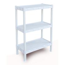 Estante Branca Plástico Com 3 Prateleiras Agraplast COD.919