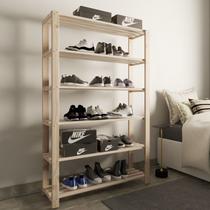 Estante C/ Prateleiras Organizadora Multifuncional Decorar Super Oferta