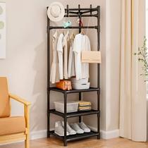 Estante Cabideiro Canto Vertical Organizador Sapatos Roupas Estante Cabideiro Canto Vertical Organizador Sapatos Roupas
