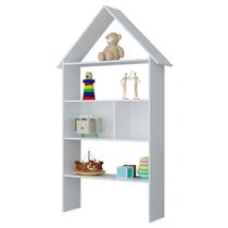 Estante Casinha Infantil Organizadora 4 Prateleiras Candy L03 Branco - Mpozenato Estante Casinha Infantil Organizadora 4 Prateleiras Candy L03 Branco - Mpozenato