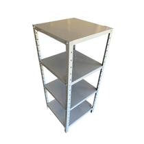 Estante cinza aço 4 prateleiras 40 cm multiuso escritório Estante cinza aço 4 prateleiras 40 cm multiuso escritório