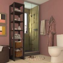 Estante Closet 40cm com 6 Prateleiras - Grafite Estante Closet 40cm com 6 Prateleiras - Grafite