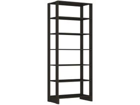 Estante Closet 80cm com 6 Prateleiras - Grafite Estante Closet 80cm com 6 Prateleiras - Grafite