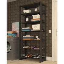 Estante Closet 80cm com 6 Prateleiras - Grafite