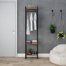 Estante Closet Arara Industrial 3 Prateleiras 187x45cm Dynamica