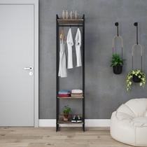 Estante Closet Arara Industrial 3 Prateleiras 187x45cm Dynamica