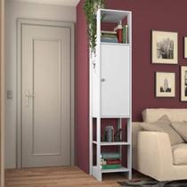 Estante Closet com 1 Porta e 3 Nichos - Branco