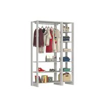 Estante Closet Yes 120cm com 9 Prateleiras - Branco