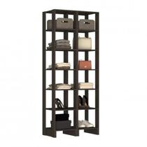 Estante Closet Yes 80cm com 12 Prateleiras - Grafite