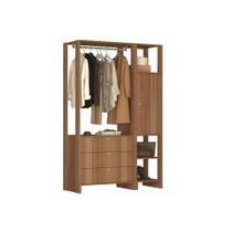 Estante Closet Yes com 1 Porta e 3 Gavetas - Montana