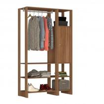 Estante Closet Yes com 1 Porta e 6 Prateleiras - Montana Estante Closet Yes com 1 Porta e 6 Prateleiras - Montana