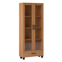 Estante Colmeia 2 PT 1 GV Freijó 184x77 cm Estante Colmeia 2 PT 1 GV Freijó 184x77 cm