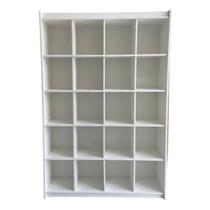 Estante Colmeia Organizadora Lojas E Comércios 100% Mdf Branco - Suprema Móveis