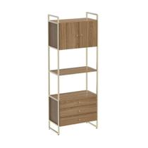 Estante com 3 Gavetas Voss 75 cm 2 Porta Industrial