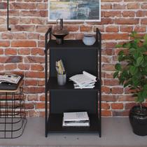 Estante com 3 Prateleiras 84x45x33cm com Fundo Yon Estante com 3 Prateleiras 84x45x33cm com Fundo Yon