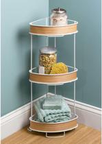 Estante Com 3 Prateleiras Idesign Em Aço - Linha Realwood