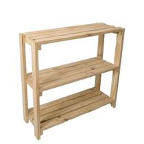 Estante com 3 prateleiras Larga Multiuso Organização