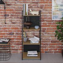 Estante com 4 Prateleiras 118x45x33cm com Fundo Yon Estante com 4 Prateleiras 118x45x33cm com Fundo Yon