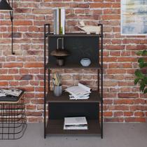 Estante com 4 Prateleiras 118x60x33cm com Fundo Yon Estante com 4 Prateleiras 118x60x33cm com Fundo Yon