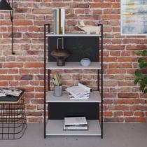 Estante com 4 Prateleiras 118x60x33cm com Fundo Yon Estante com 4 Prateleiras 118x60x33cm com Fundo Yon