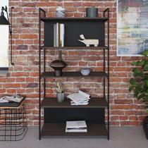 Estante com 5 Prateleiras 152cm X 80cm X 33cm com Fundo Yon Estante com 5 Prateleiras 152cm X 80cm X 33cm com Fundo Yon