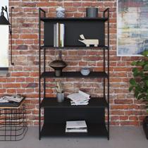 Estante com 5 Prateleiras 152cm X 80cm X 33cm com Fundo Yon Estante com 5 Prateleiras 152cm X 80cm X 33cm com Fundo Yon