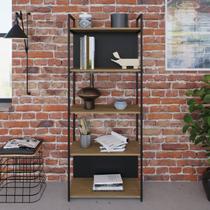 Estante com 5 Prateleiras 152x60x33cm com Fundo Yon