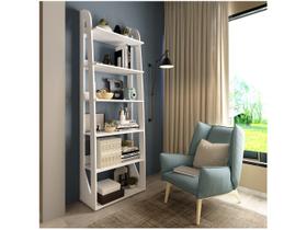 Estante Com 6 Prateleiras Artely Floripa Cor Branco