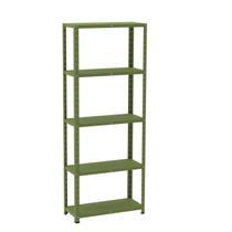Estante com Estrutura Metalica Armazenagem Pre Mold 2000mm s/Ref Epl-5A-Vu Verde/Miró