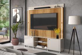 Estante Com Rodízios Home Para Sala Tv até 65 polegadas Florença Lukaliam