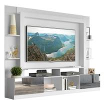 Estante com Suporte TV 65" Portas c/ Espelho Oslo Multimóveis V3382