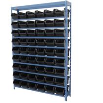 Estante Compacta com 54 Caixas Nr. 5 Preta