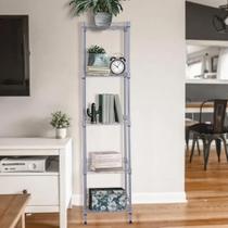 Estante Cromada Multiuso 5 prateleiras Ajustavies Estante Cromada Multiuso 5 prateleiras Ajustavies