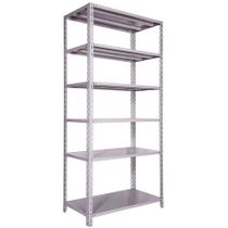 Estante de Aço 6 Prateleiras Reguláveis Multiuso Cinza Chapa 22
