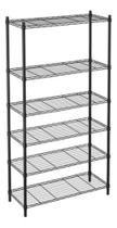 Estante De Aco Aramada Black 6 Prateleiras 180x90x35cm 300kg