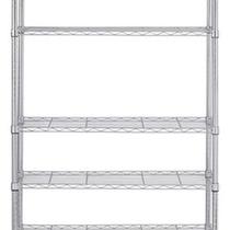 Estante De Aço Aramado 180X90X35Cm Até 300Kg - 6 Prateleiras