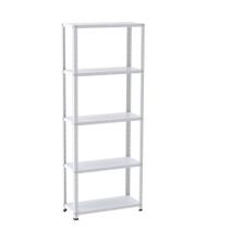 Estante de Aço com 5 Prateleiras Linha Light 1,80 M Branco Estante de Aço com 5 Prateleiras Linha Light 1,80 M Branco