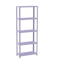 Estante de Aço com 5 Prateleiras Linha Light 1,80 M Lílas Estante de Aço com 5 Prateleiras Linha Light 1,80 M Lílas