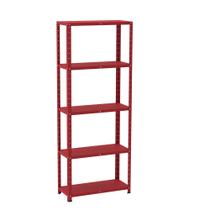 Estante de Aço com 5 Prateleiras Linha Light 1,80 M Vermelho