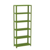 Estante de Aço com 6 Prateleiras Linha Light 2,0 M Verde Estante de Aço com 6 Prateleiras Linha Light 2,0 M Verde