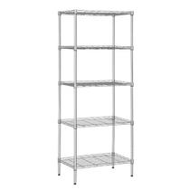 Estante de Aço Cromado 5 prateleiras 60x35x175 ajustável Estante de Aço Cromado 5 prateleiras 60x35x175 ajustável