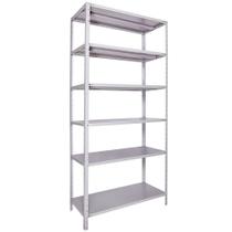 Estante de Aço Desmontável com 6 Prateleiras 195x92x30cm - EP-6AR - PANDIN