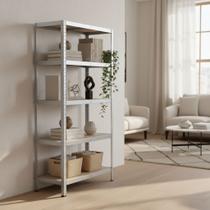 Estante De Aco E Mdf 5 Prateleiras 176x90x40cm 875kg Spaceo