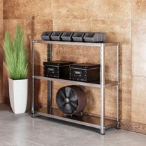 Estante de Aço Galvanizada 3 Prateleiras Bandejas Multiuso Resistente Dura+