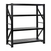 Estante de Aço Industrial Preta Gallant 200kg 2,00m x 2,00m x 0,60m (GPR39ALCMA-PT) Estante de Aço Industrial Preta Gallant 200kg 2,00m x 2,00m x 0,60m (GPR39ALCMA-PT)