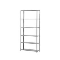 Estante de Aço Leve com 6 Bandejas Reguláveis Cinza 30cm S/A