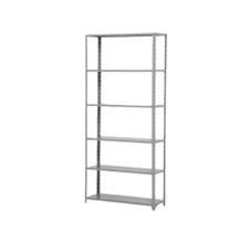 Estante de Aço Leve com 6 Bandejas Reguláveis Cinza 30cm S/A Estante de Aço Leve com 6 Bandejas Reguláveis Cinza 30cm S/A